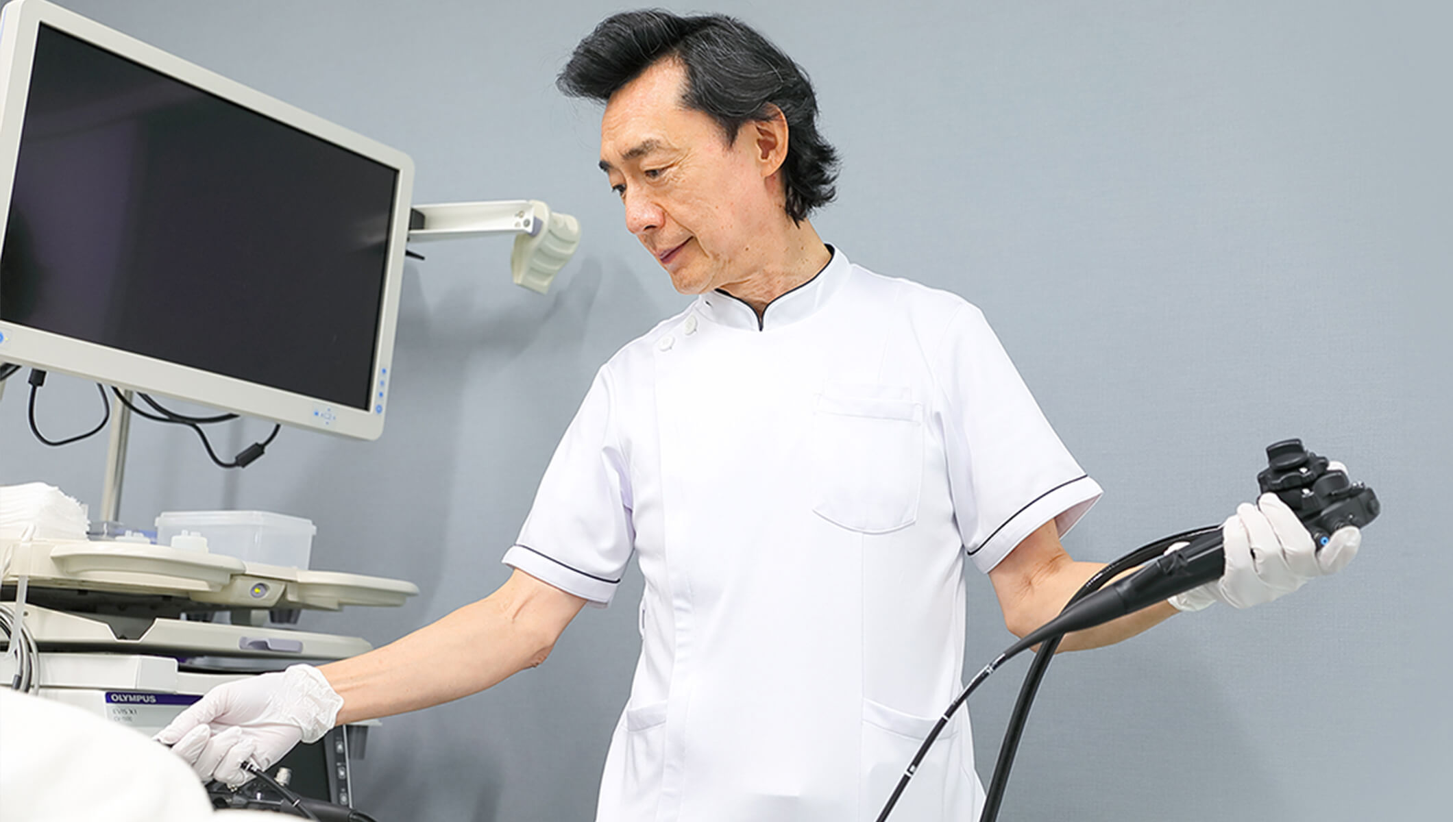 胃・大腸内視鏡とも麻酔を使用し眠ったままの検査が可能